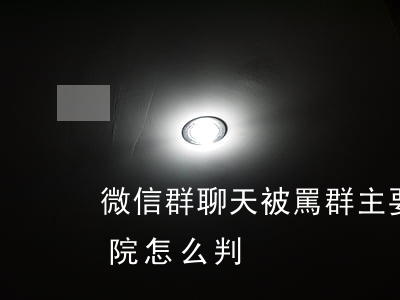 微信群聊天被罵，群主要擔責嗎？來看法院怎么判